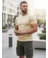 Мъжка тениска DSTREET RX5676 БЕЖОВО
