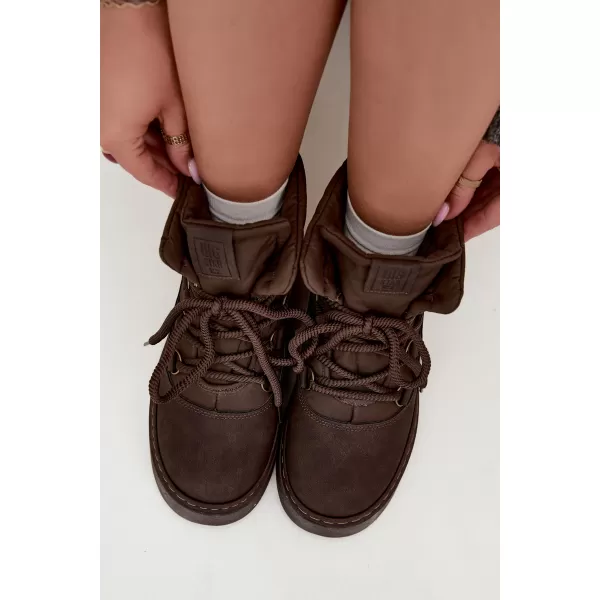  Дамски обувки BIG STAR SHOES UU274191 КАФЯВО/БЕЖОВО 