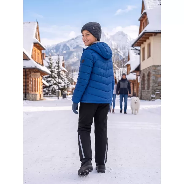  Детски топли софтшел панталони ALPINE PRO HERGO ЧЕРЕН 