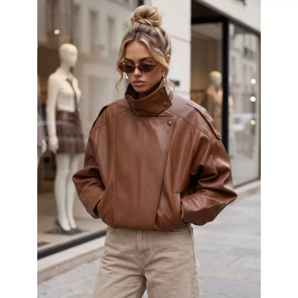  Дамско яке DSTREET TY6065 КАФЯВО 