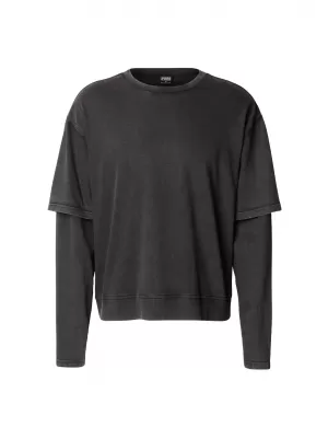 Мъжка тениска URBAN CLASSICS TB8410-00007 ЧЕРЕН