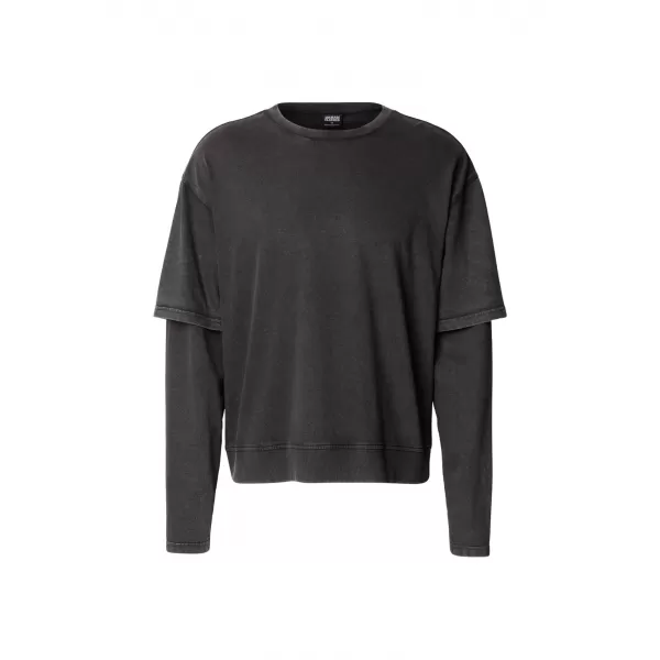  Мъжка тениска URBAN CLASSICS TB8410-00007 ЧЕРЕН 