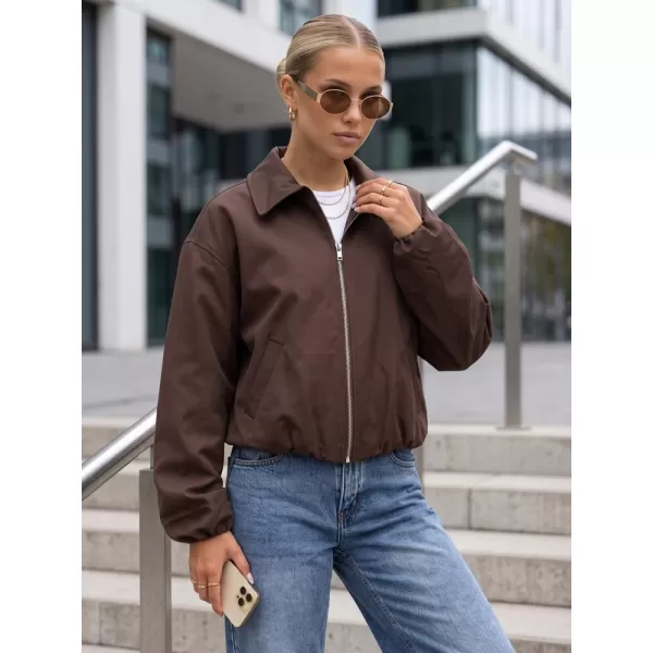  Дамско яке DSTREET TY5957 КАФЯВО 