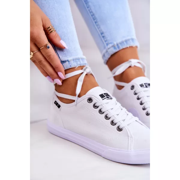  Дамски кецове BIG STAR SHOES W274835 БЯЛО 