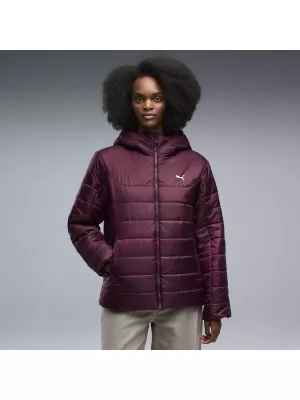 Дамско яке PUMA ESS HOODED PADDED JACKET 68523124 РУБИН НОАР