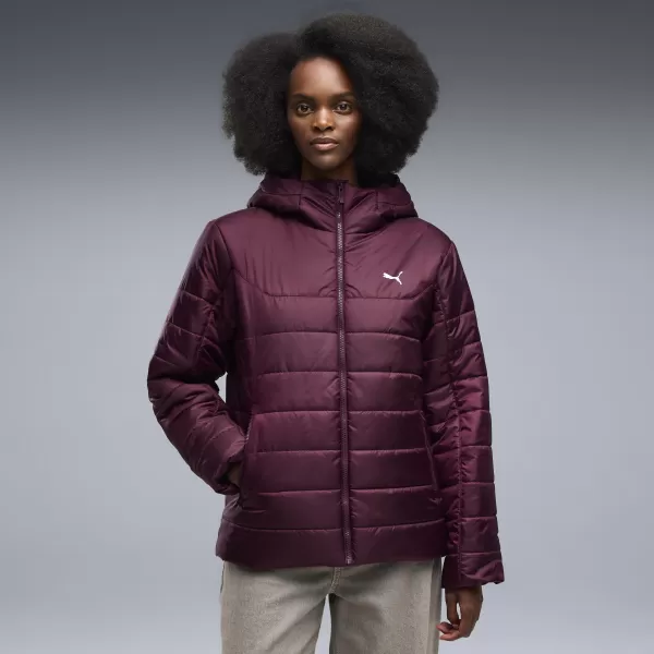  Дамско яке PUMA ESS HOODED PADDED JACKET 68523124 РУБИН НОАР 