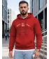 Мъжки суичър DSTREET NX5150BX-18-09 ЧЕРВЕНО