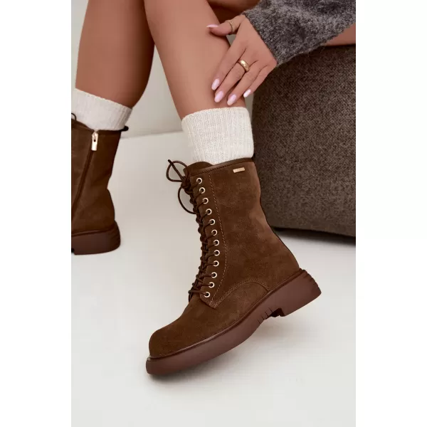  Дамски обувки BIG STAR SHOES UU274611 КАФЯВО/БЕЖОВО 