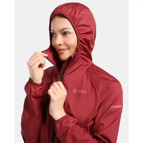 Дамска ветровка KILPI ROSA-W 1L0109KI ТЪМНО ЧЕРВЕНО 