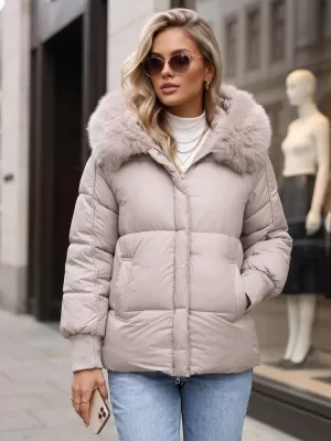 Дамско яке DSTREET TY6001 БЕЖОВО