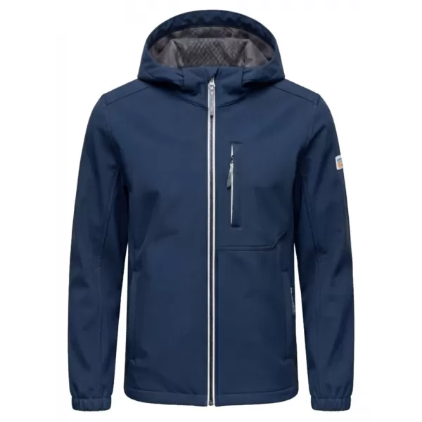  Мъжко софтшел яке OMBRE C581 МОРСКО СИНЬО 