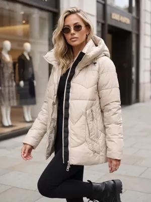Дамско яке DSTREET TY5937 БЕЖОВО