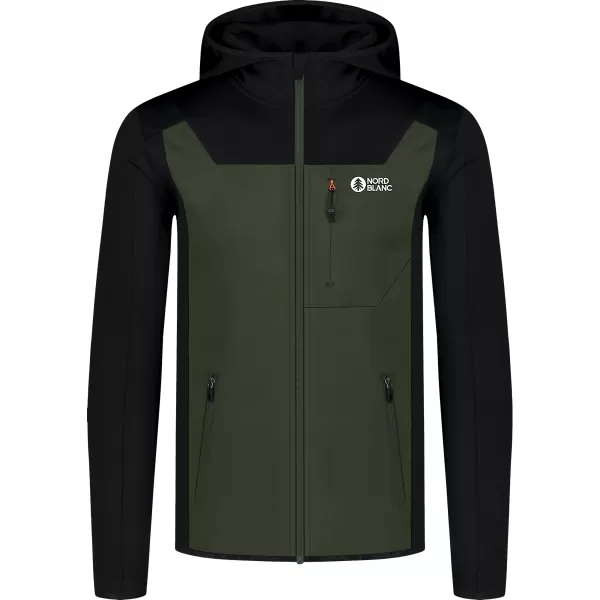  Мъжки суичър powerfleece NORDBLANC SPRAWL NBSFM8333 ЗЕЛЕНО 