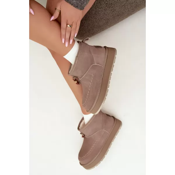  Дамски обувки BIG STAR SHOES UU274679 БЕЖОВО 