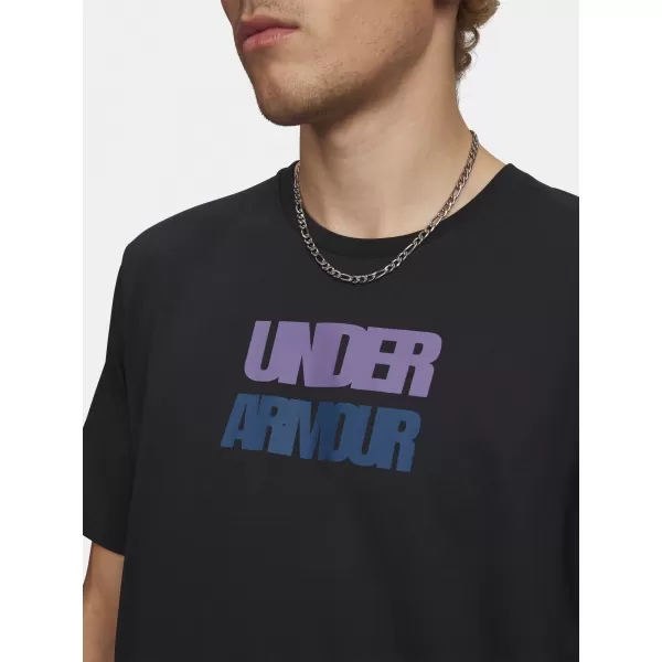  Мъжка тениска UNDER ARMOUR M BLOCK LOGO SS 6009250-001 ЧЕРЕН 