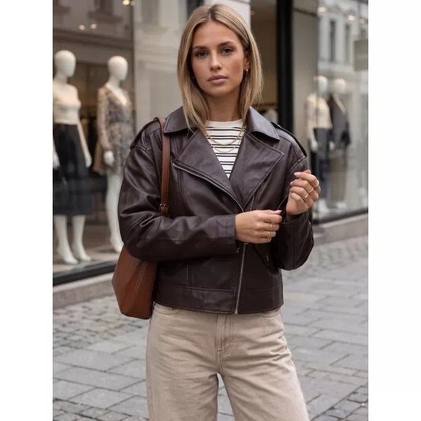  Дамско яке DSTREET TY5920 КАФЯВО 