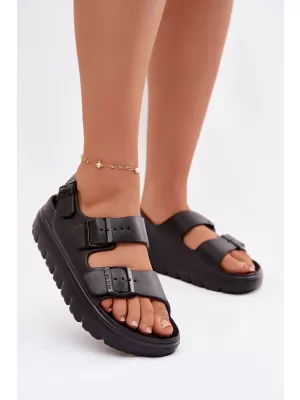 Дамски сандали BIG STAR SHOES TT274A031 ЧЕРЕН