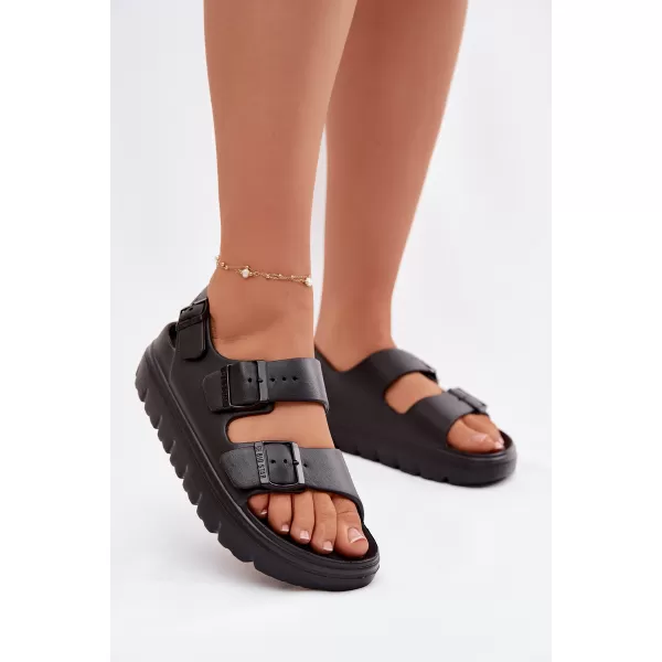  Дамски сандали BIG STAR SHOES TT274A031 ЧЕРЕН 