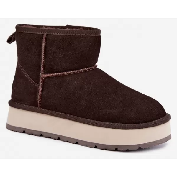  Дамски обувки BIG STAR SHOES UU274693 КАФЯВО/БЕЖОВО 