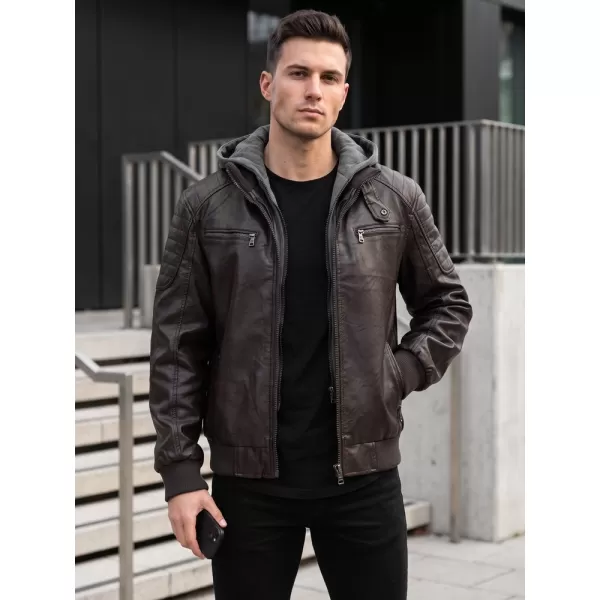  Мъжко яке DSTREET TX5136 КАФЯВО 