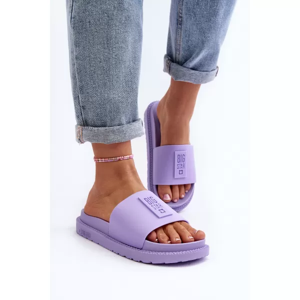  Дамски чехли BIG STAR SHOES LL274426 ВИОЛЕТОВО 