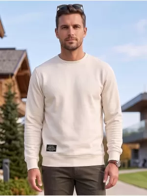 Мъжки суичър ALTISPORT NP/ALMST43001 ЕСТЕСТВЕНО