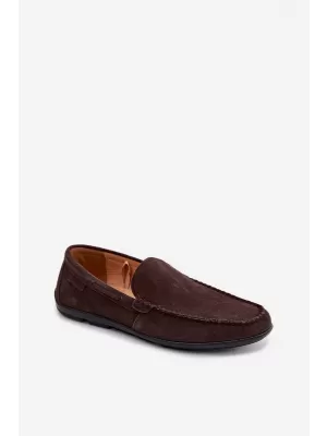 Мъжки мокасини BIG STAR SHOES TT174202 КАФЯВО/БЕЖОВО