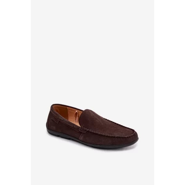  Мъжки мокасини BIG STAR SHOES TT174202 КАФЯВО/БЕЖОВО 