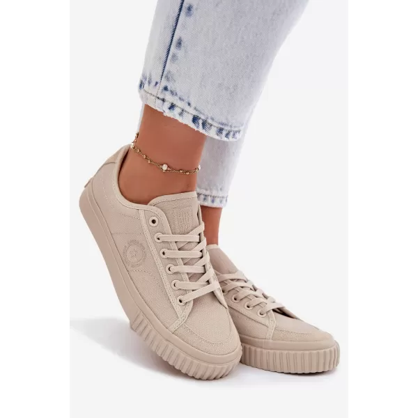  Дамски кецове BIG STAR SHOES TT274106 БЕЖОВО 