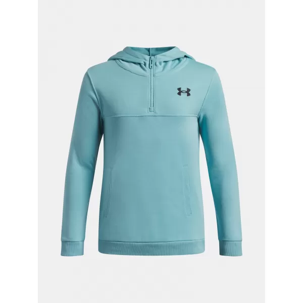  Суичър за момче UNDER ARMOUR RIVAL LW 1/4 ZIP HOODIE 6009316-425 СИНЬО 