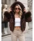 Дамско яке DSTREET TY5834 КАФЯВО