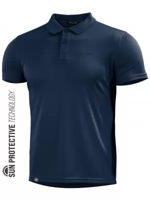 Мъжка тениска PENTAGON ANASSA POLO K09017 СРЕДНОЩНО СИНЬО
