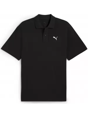 Мъжка тениска с яка PUMA WARDROBE ESS PIQUE RELAXED POLO 62965701 ПУМА ЧЕРНА