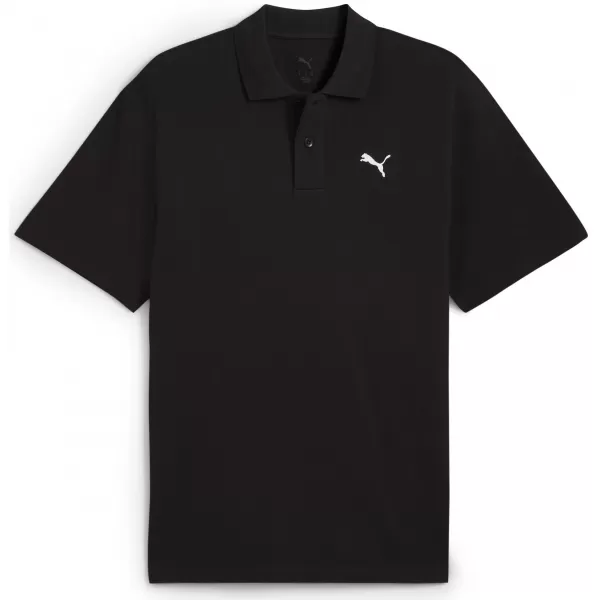  Мъжка тениска с яка PUMA WARDROBE ESS PIQUE RELAXED POLO 62965701 ПУМА ЧЕРНА 