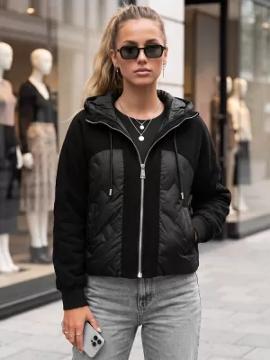 Дамско яке DSTREET TY6093 ЧЕРЕН