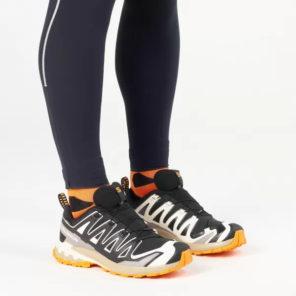  Мъжки обувки SALOMON XA PRO 3D V9 GORE-TEX L47881900 ЧЕРЕН/ВАНИЛОВ ЛЕД/КУРКУМА 