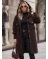 Дамско палто DSTREET NY0797 КАФЯВО