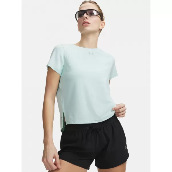  Дамска тениска UNDER ARMOUR VELOCITI PRO SHORTSLEEVE 6009536-703 ЗЕЛЕНО 