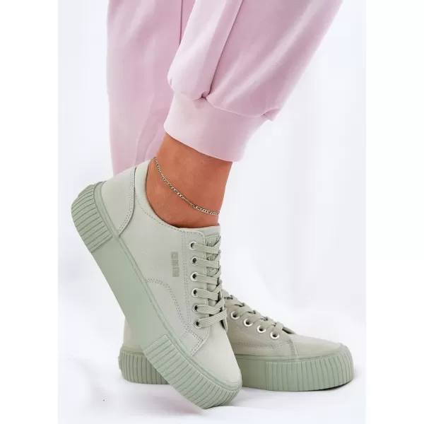  Дамски кецове BIG STAR SHOES 36575-19 ЗЕЛЕНО 