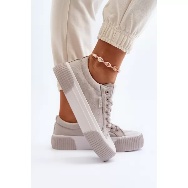  Дамски кецове LEE COOPER LCW-24-31-2178L СИВО 