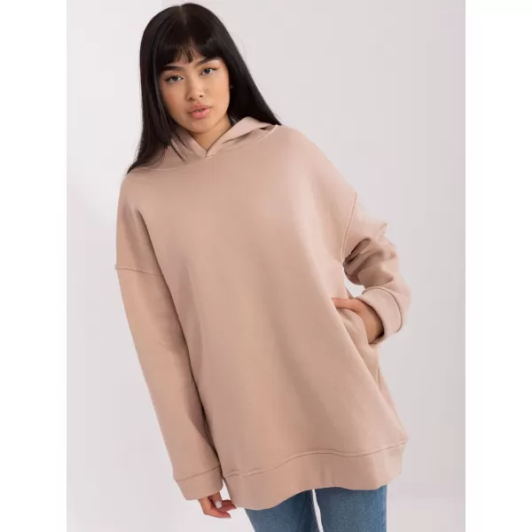  Дамски суичър BASIC FEEL GOOD RV-BL-8042.00P ТЪМНО БЕЖОВО 