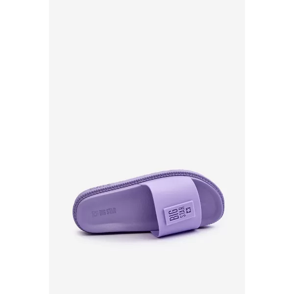  Дамски чехли BIG STAR SHOES LL274426 ВИОЛЕТОВО 