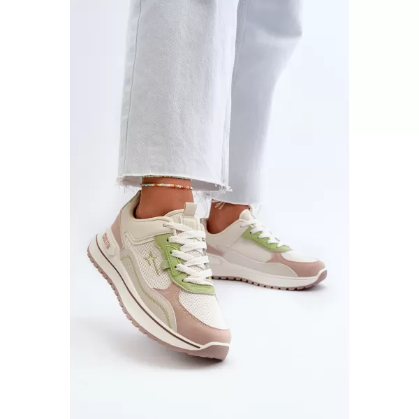  Дамски кецове BIG STAR SHOES NN274A091 БЕЖОВО 