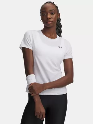 Дамска тениска UNDER ARMOUR TECH MESH SS 6009990-100 БЯЛО