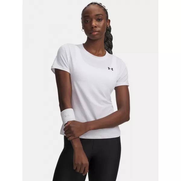  Дамска тениска UNDER ARMOUR TECH MESH SS 6009990-100 БЯЛО 