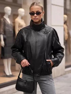 Дамско яке DSTREET TY5960 ЧЕРЕН