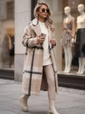 Дамско палто DSTREET 1 NY0827 БЕЖОВО