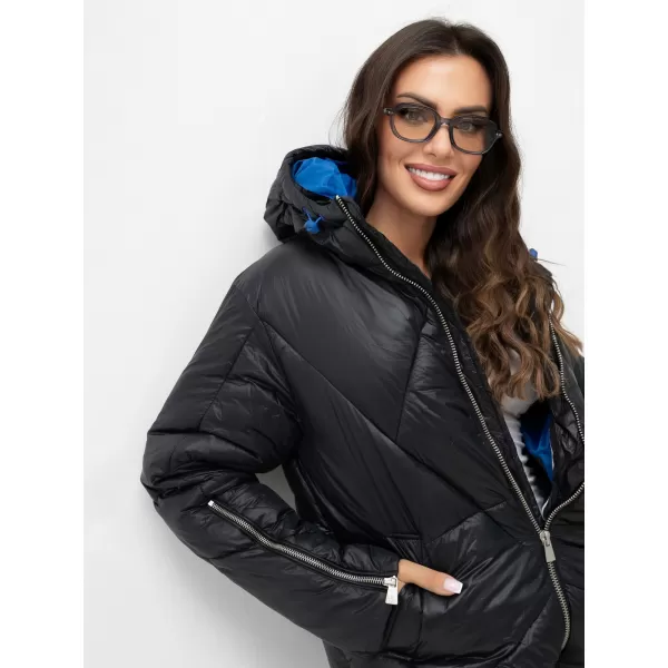  Дамско яке SUBLEVEL D50048X44517A2 ЧЕРЕН 