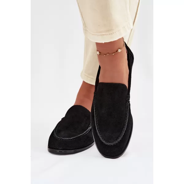  Дамски мокасини BIG STAR SHOES TT274209 ЧЕРЕН 