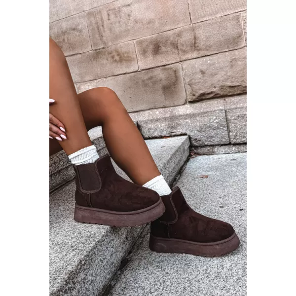  Дамски обувки BIG STAR SHOES UU274174 КАФЯВИ/БЕЖОВИ СЕНКИ 